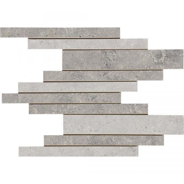 Keramische tegel Mosaic Bristol Stripes Cold- 30x45 - Woodson and Stone - grijs