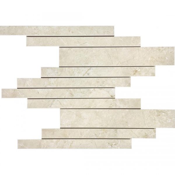 Keramische tegel Mosaic Leicester Stripes Ivory 30x45 - Woodson and Stone - beige